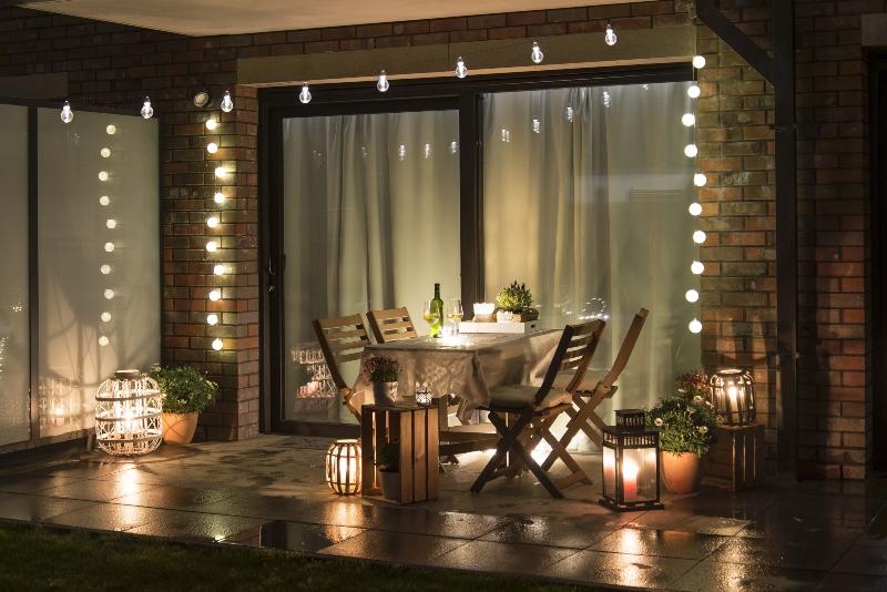 Schöne Terrassendeko