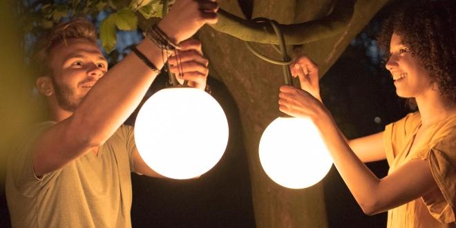 Design-Gartenlampen mit Strom, Akku oder Solarenergie