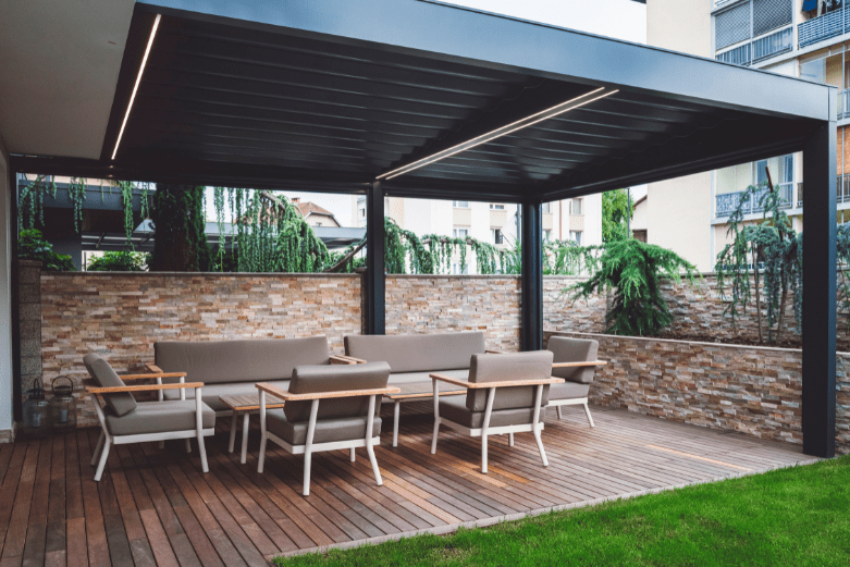 Terrassenüberdachung – Beleuchtung nachrüsten