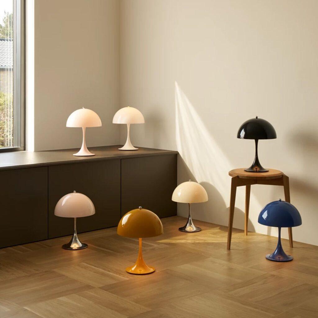Designer im Spotlight: Verner Panton 5 Louis Poulsen Panthella 250 portable Tischleuchte Ambiente 7 115265 1920x1920