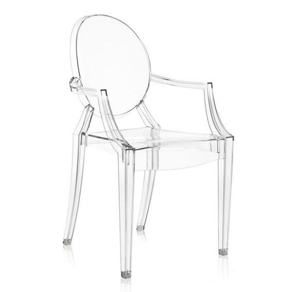 Louis Ghost Stuhl von Kartell; Design: Philippe Starck