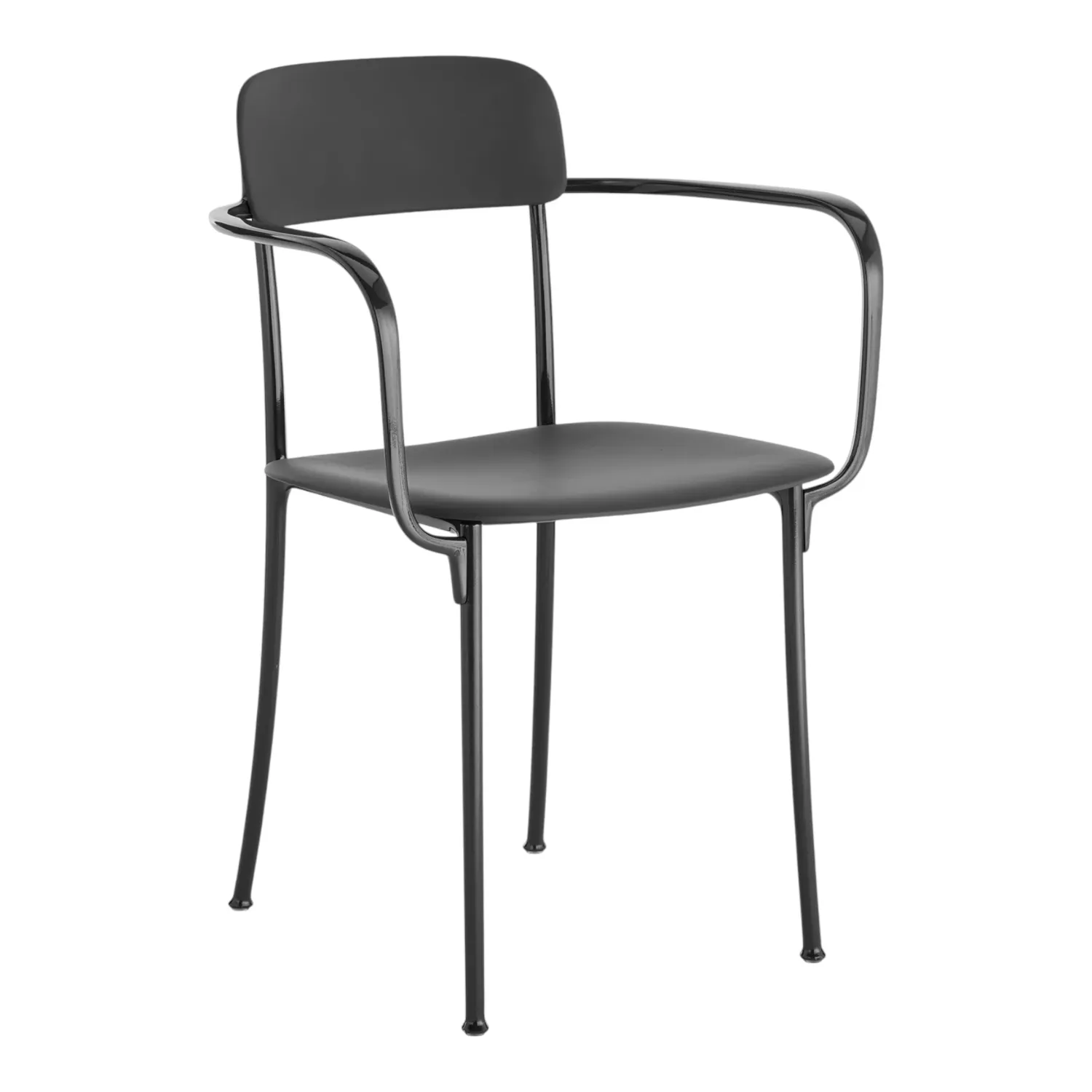 Kartell - Savoia Kleiner Sessel anthrazit
