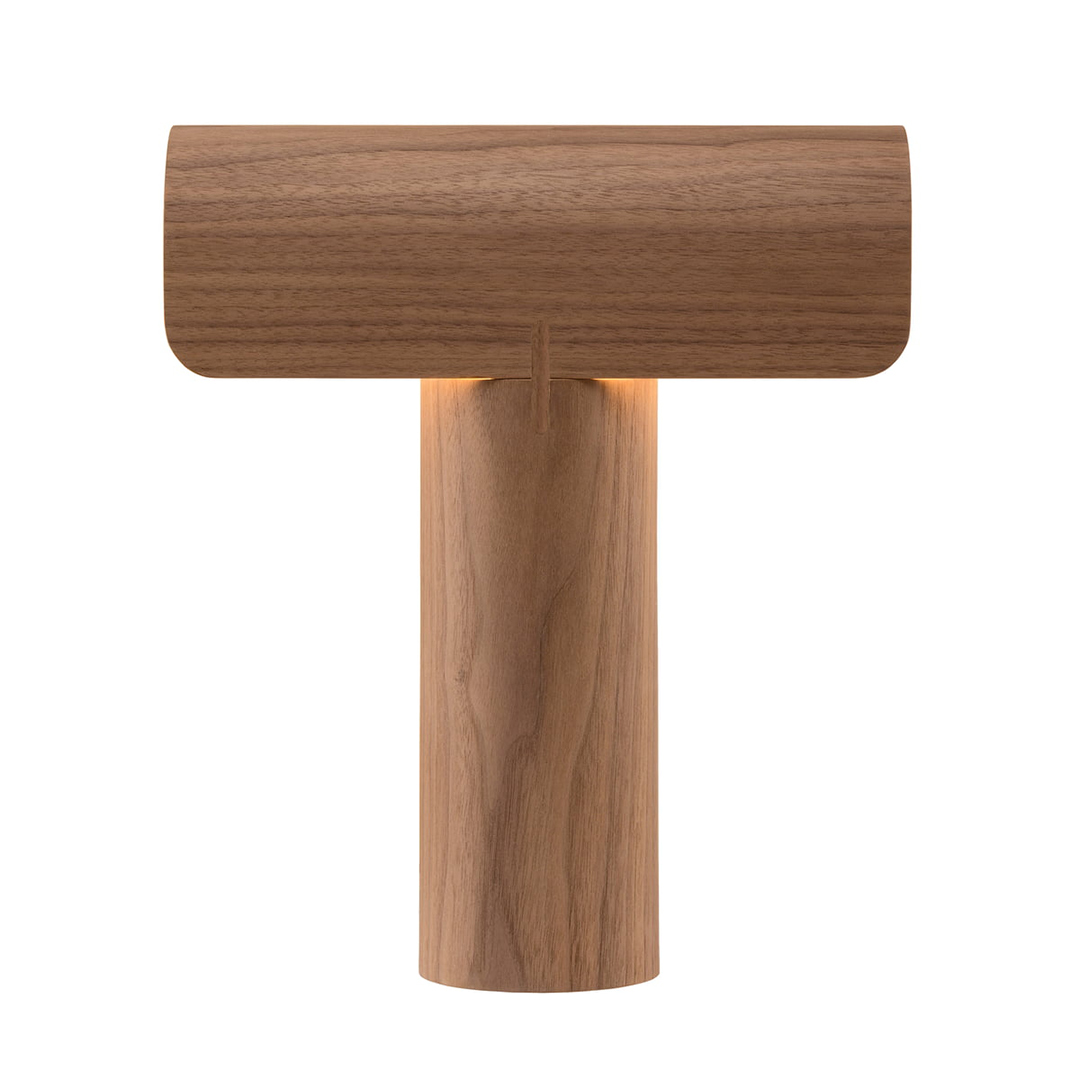 secto design teelo tischleuchte walnuss 72085