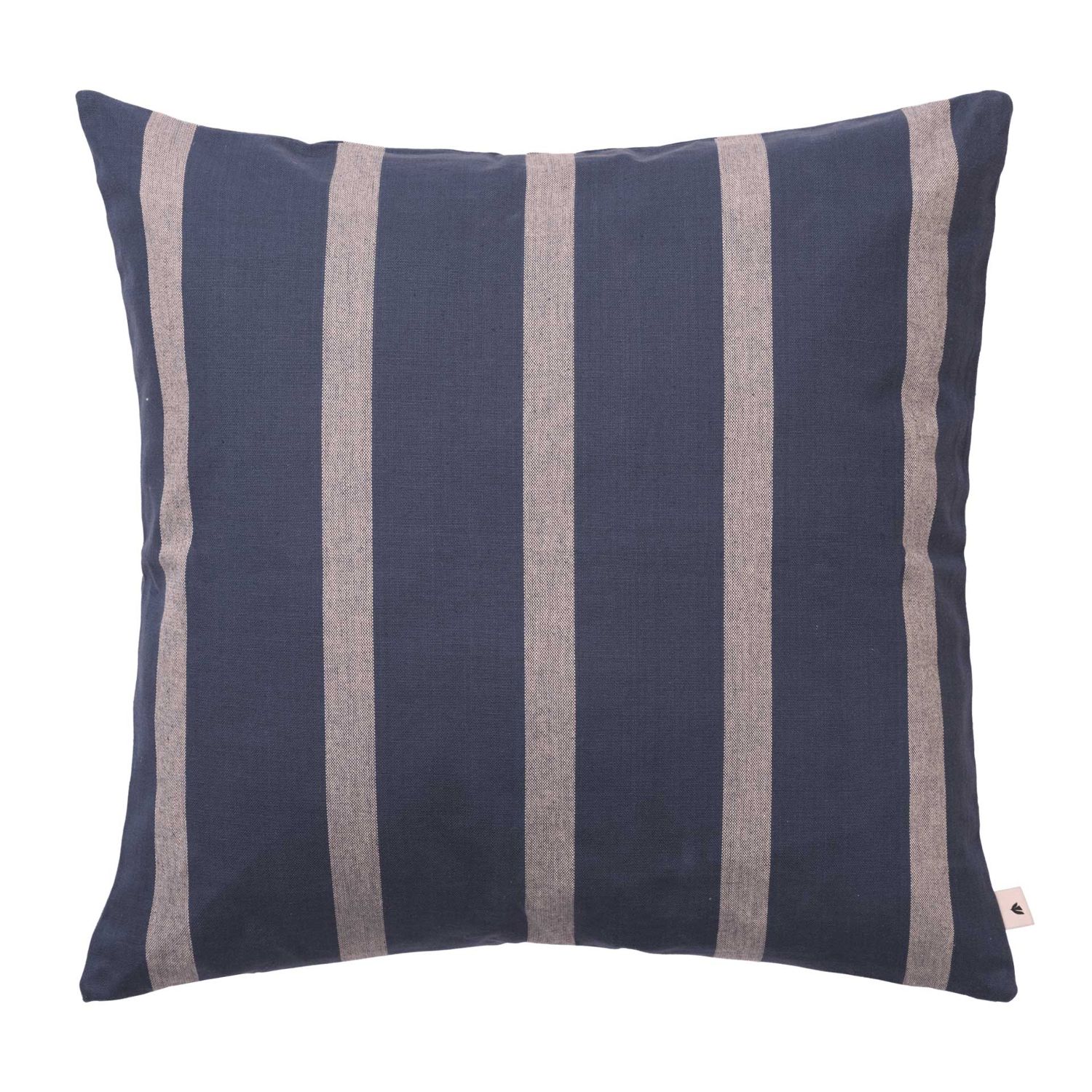 Ferm Living - Strand Außenkissen indigo blue/parchment