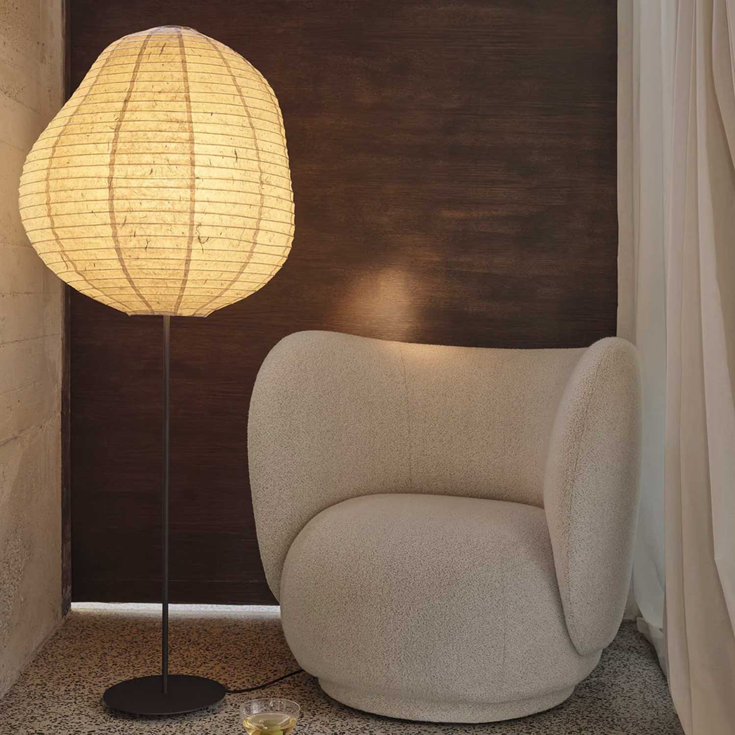ferm LIVING Kurbis Stehleuchte Floor Lamp Low Tall Ambiente 104513