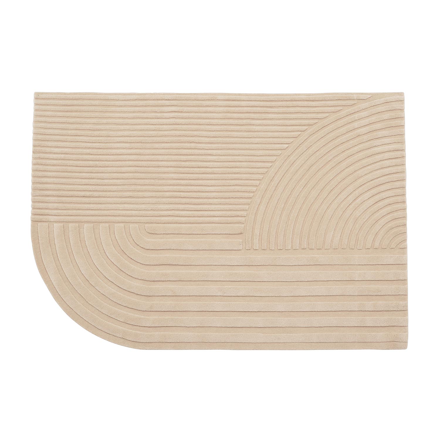 muuto Relevo teppich 170x240 light rose 105279