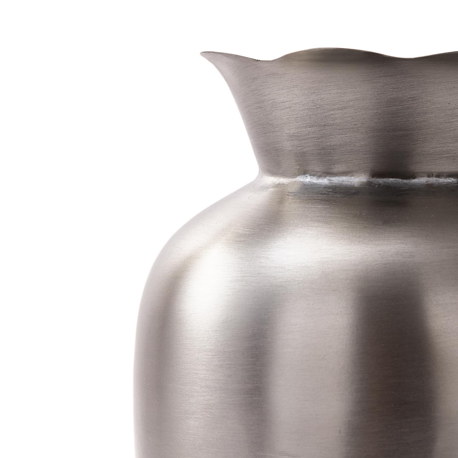 Pols Potten Wavy Vases 300 205 053 silberne Vase Detail 102410