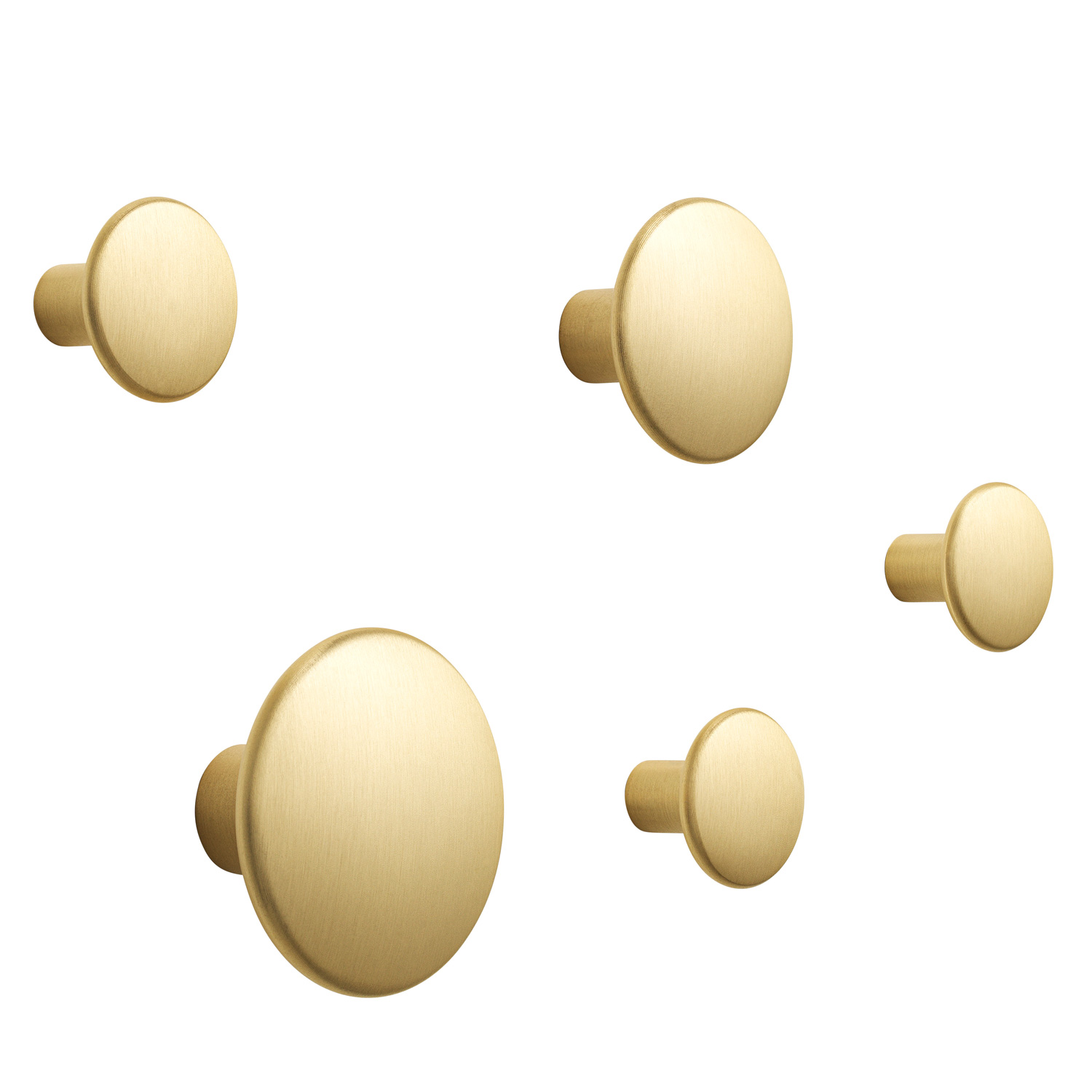 Muuto The Dots metal 5 set Messing 27701 55707