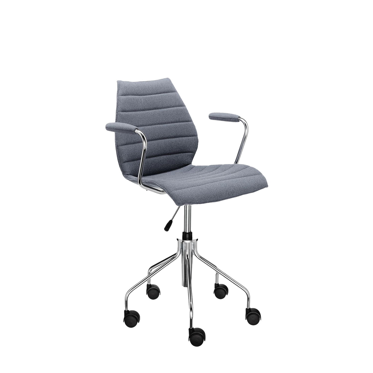 Kartell - Maui Soft Drehstuhl trevira grau