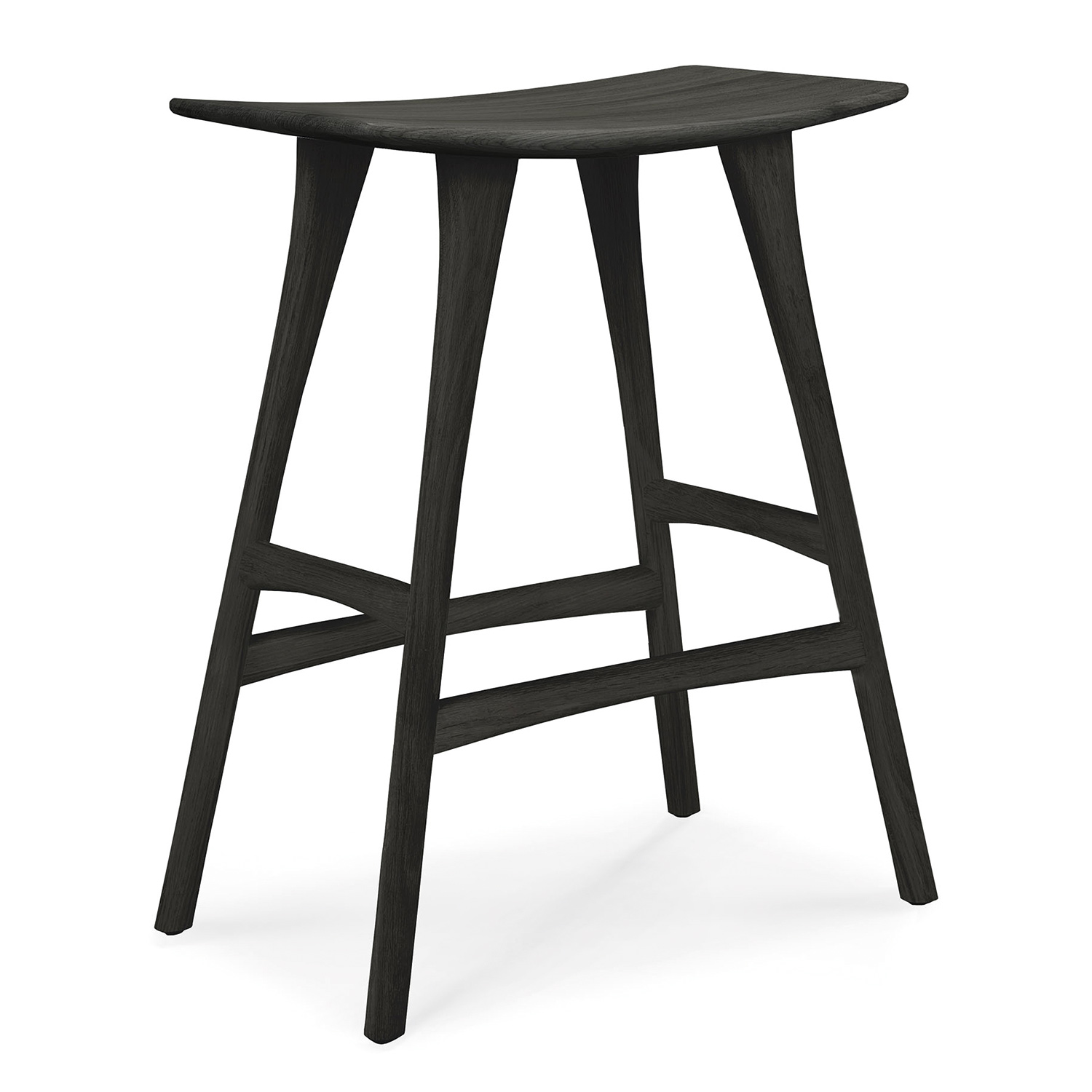 ethnicraft osso tresenhocker freisteller schwarz 84162