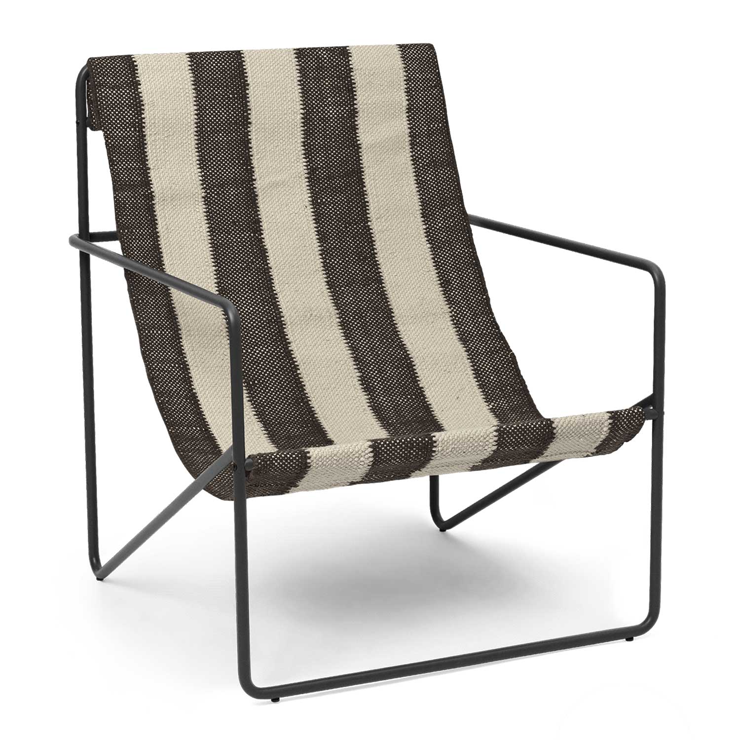 fermLIVING Desert Stuhl BlackOff whiteChocolate 1104269105 101268