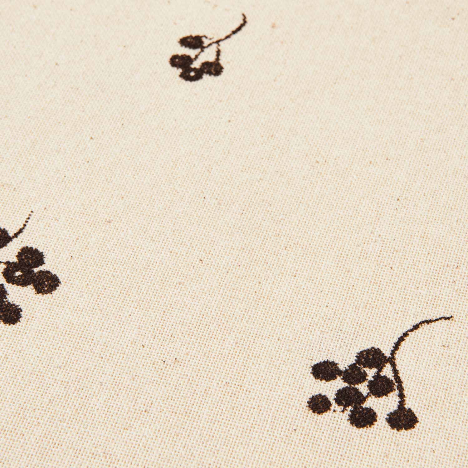 Ferm Living - Baies Tischdecke natur/dark chocolate