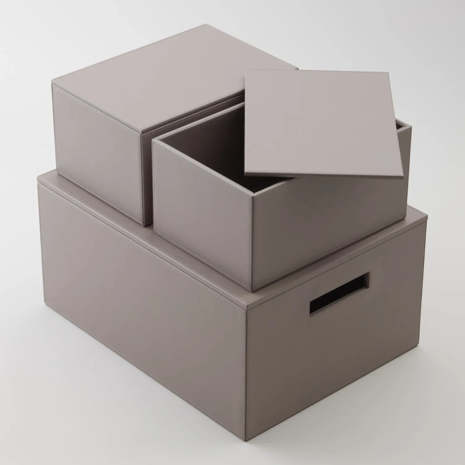 Decor Walther - Brownie Boxen 3er-Set weiß