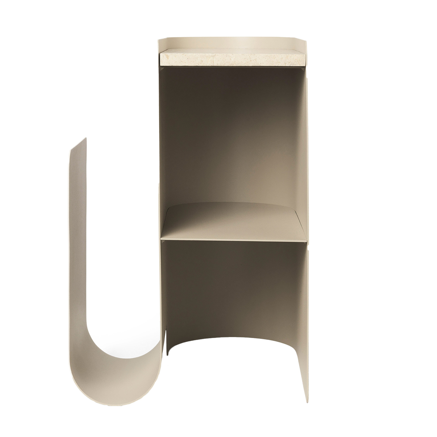 ferm living vault beistelltisch cashmere frontal 91377