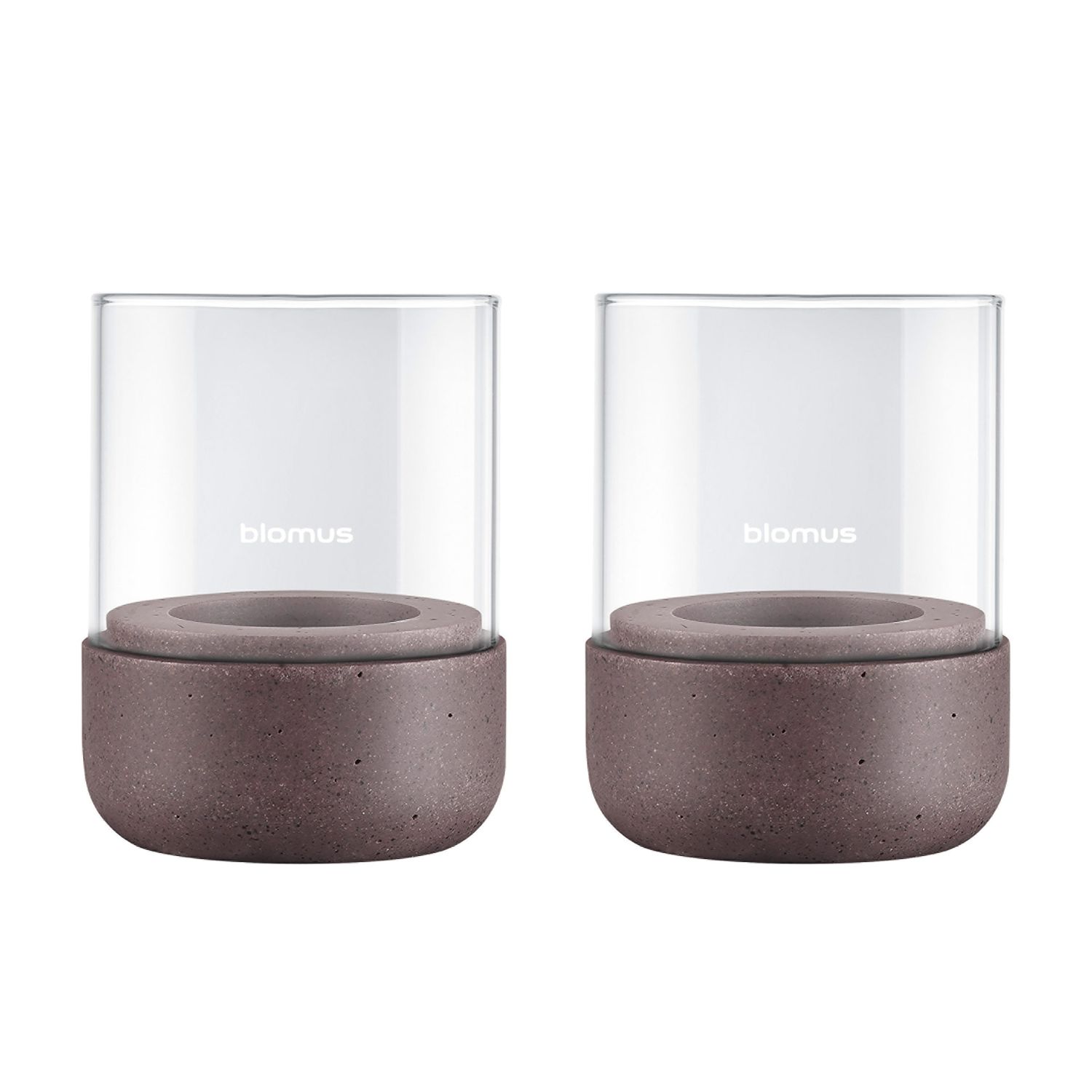 blomus - CALMA Windlicht XS 2er Set cedar wood