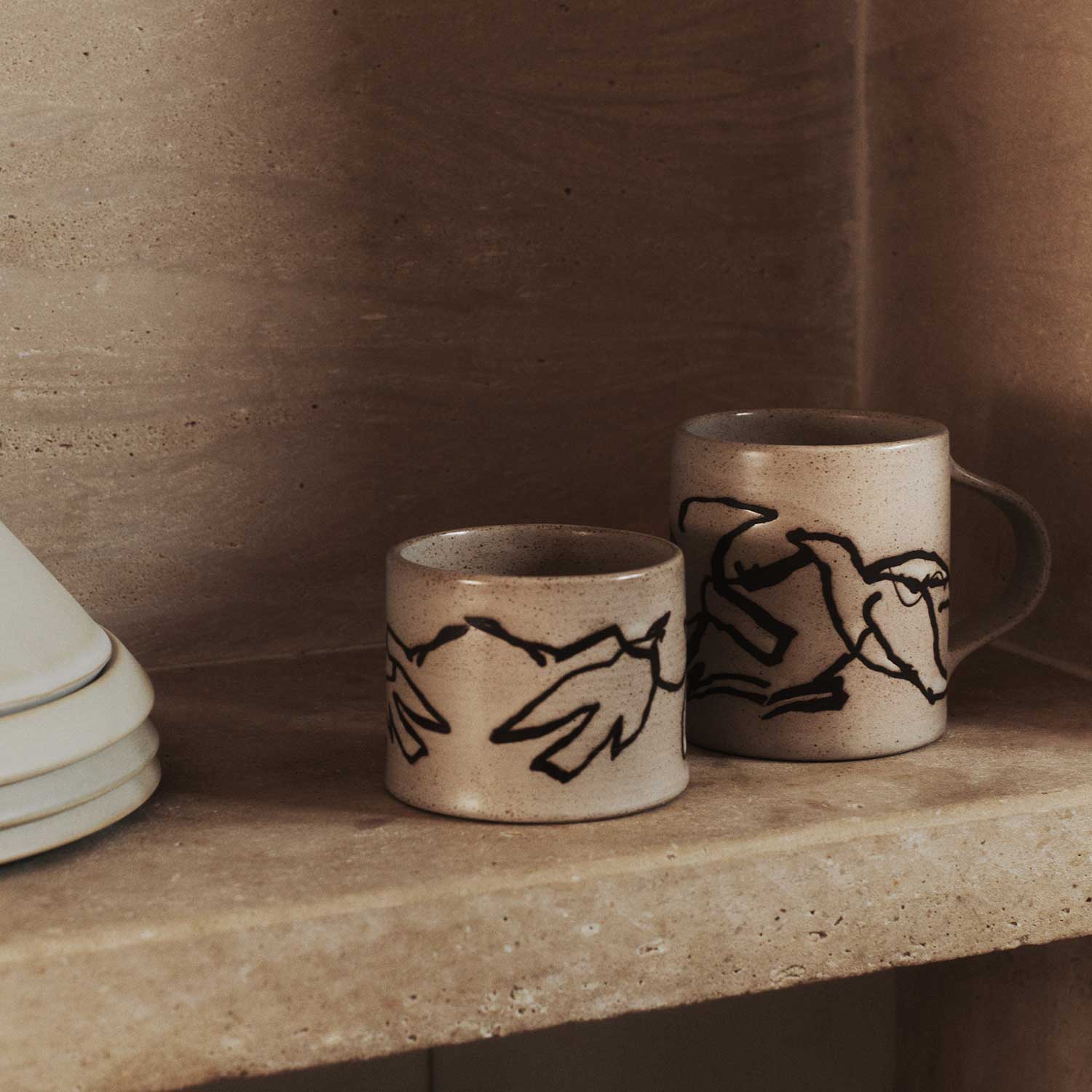 Ferm Living - Vuelo Becher cream