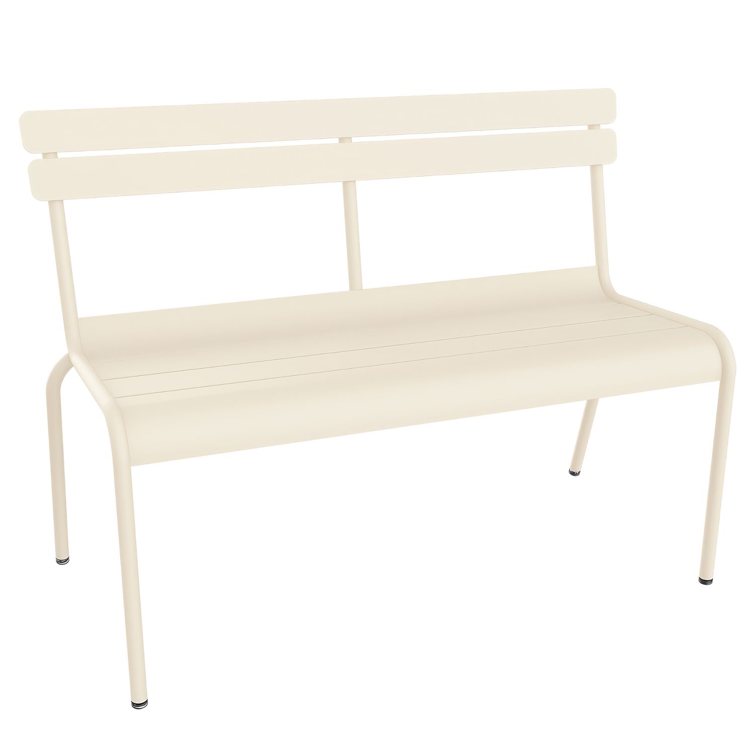 Fermob - Luxembourg Bank mit Rückenlehne Latte-Beige