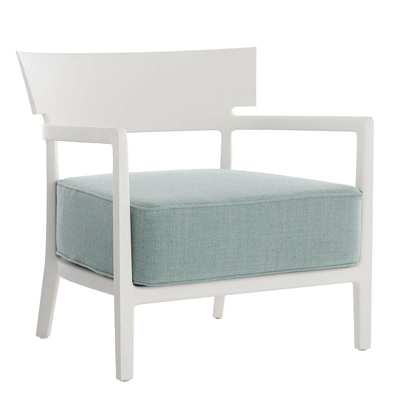 Kartell - Cara Mat Outdoor Sessel weiß / grün