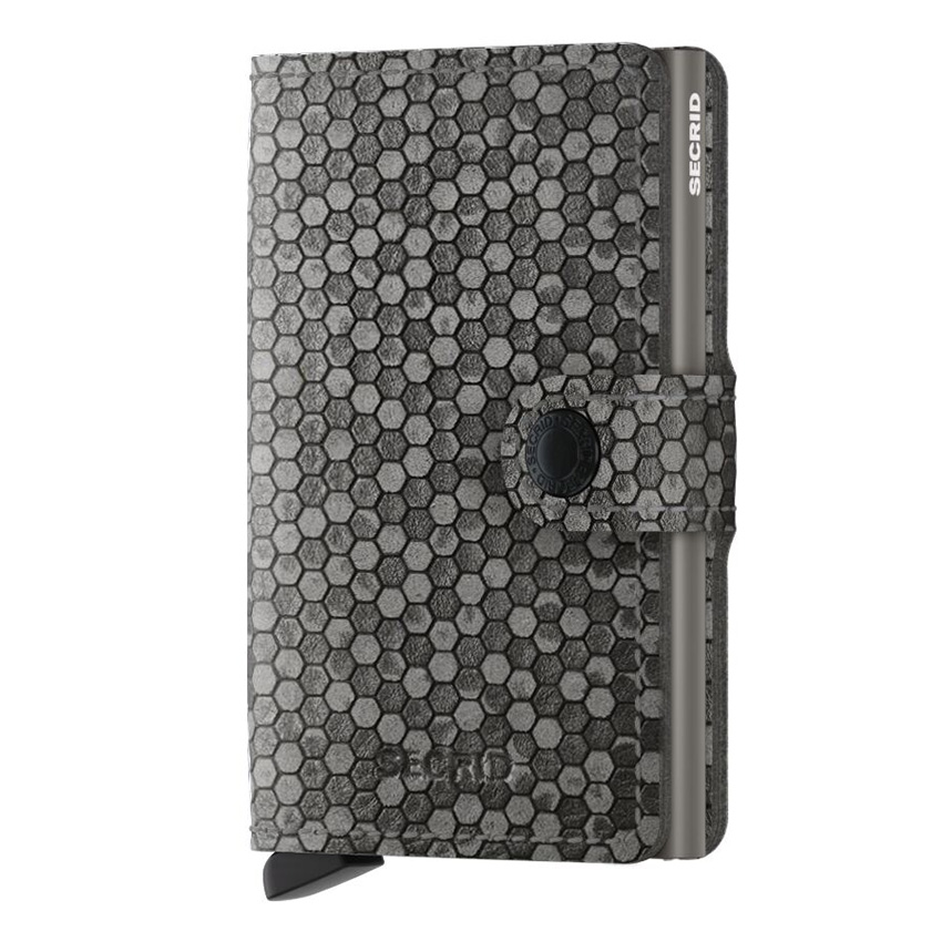 secrid miniwallet hexagon grey 104648