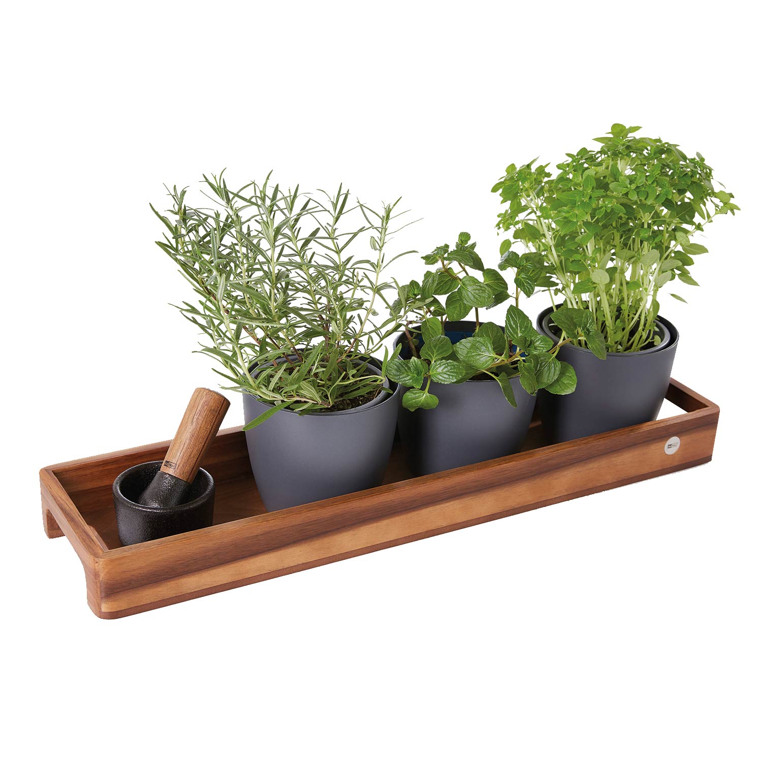 adhoc serve slim blumen klein serviertablett 90408