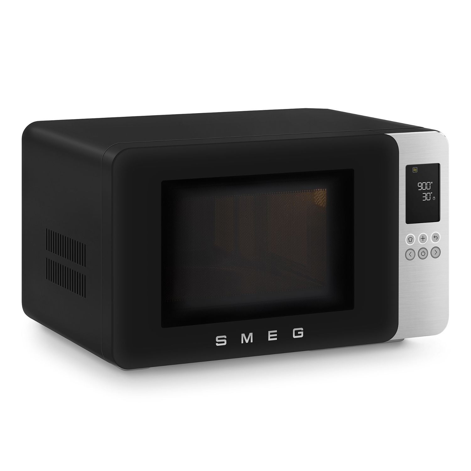 SMEG - Mikrowelle mit Grillfunktion MOC01 schwarz