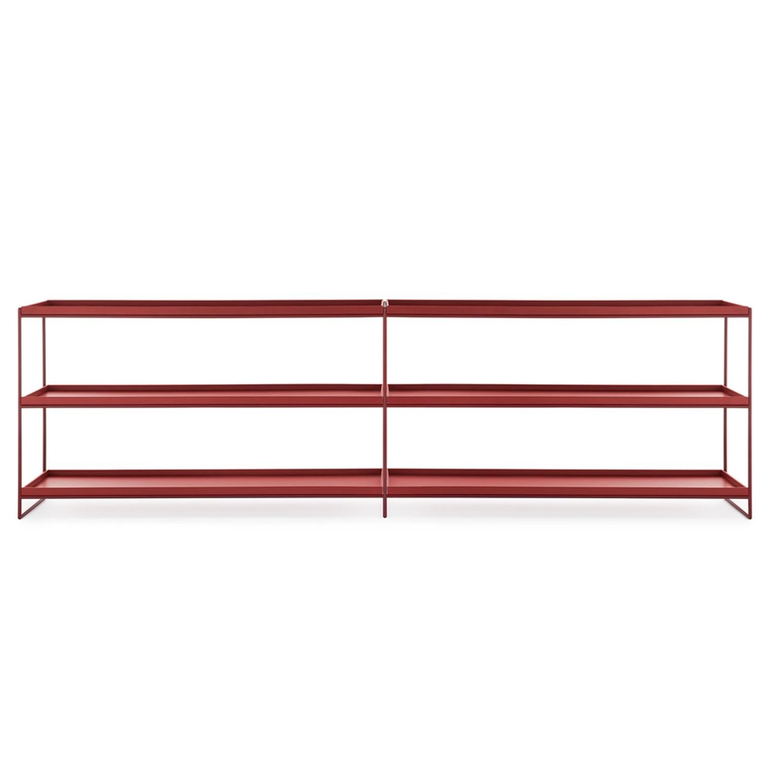 Kartell - Trays Regal doppelt lackiert weinrot