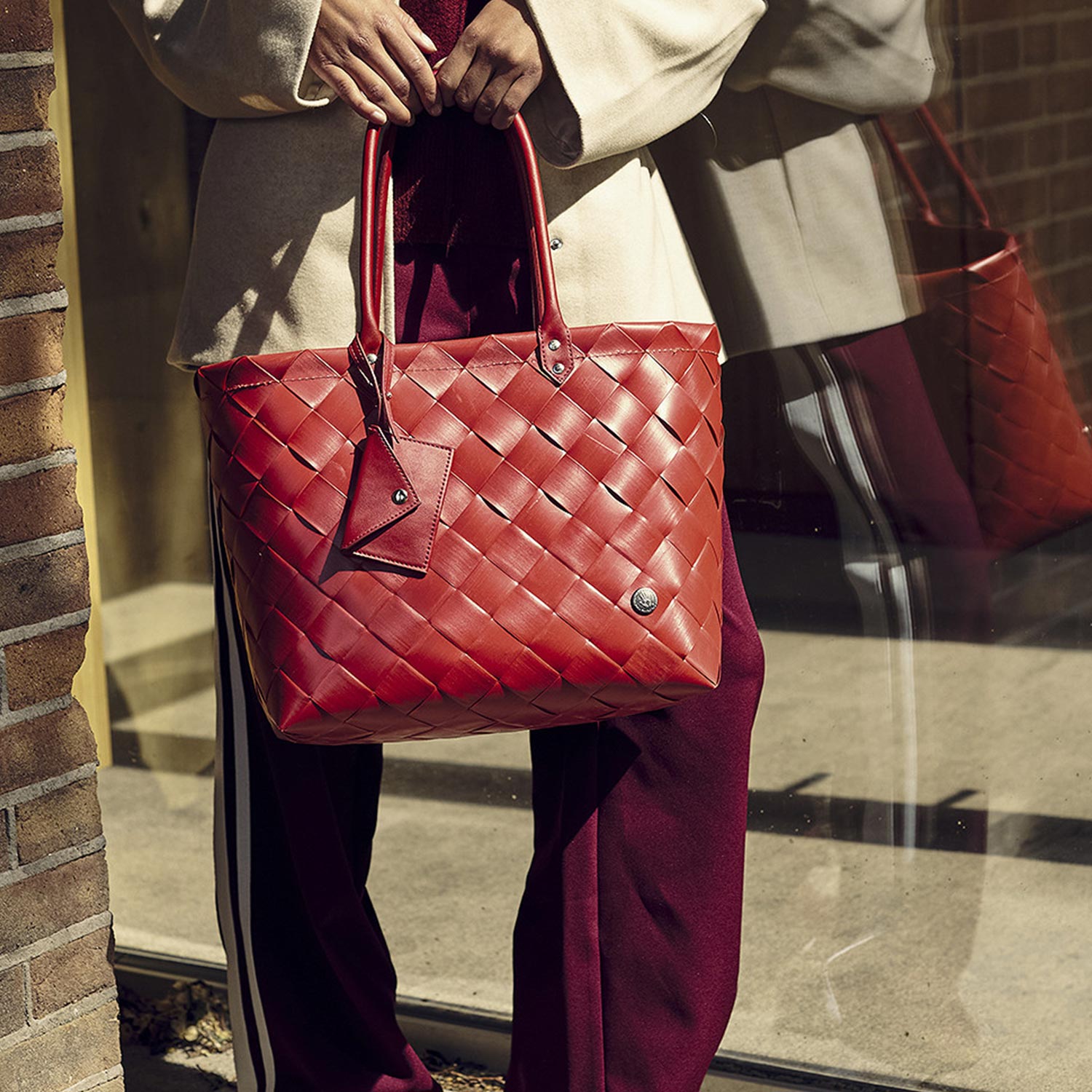 Handed By - Chloé Shopper nougat cream