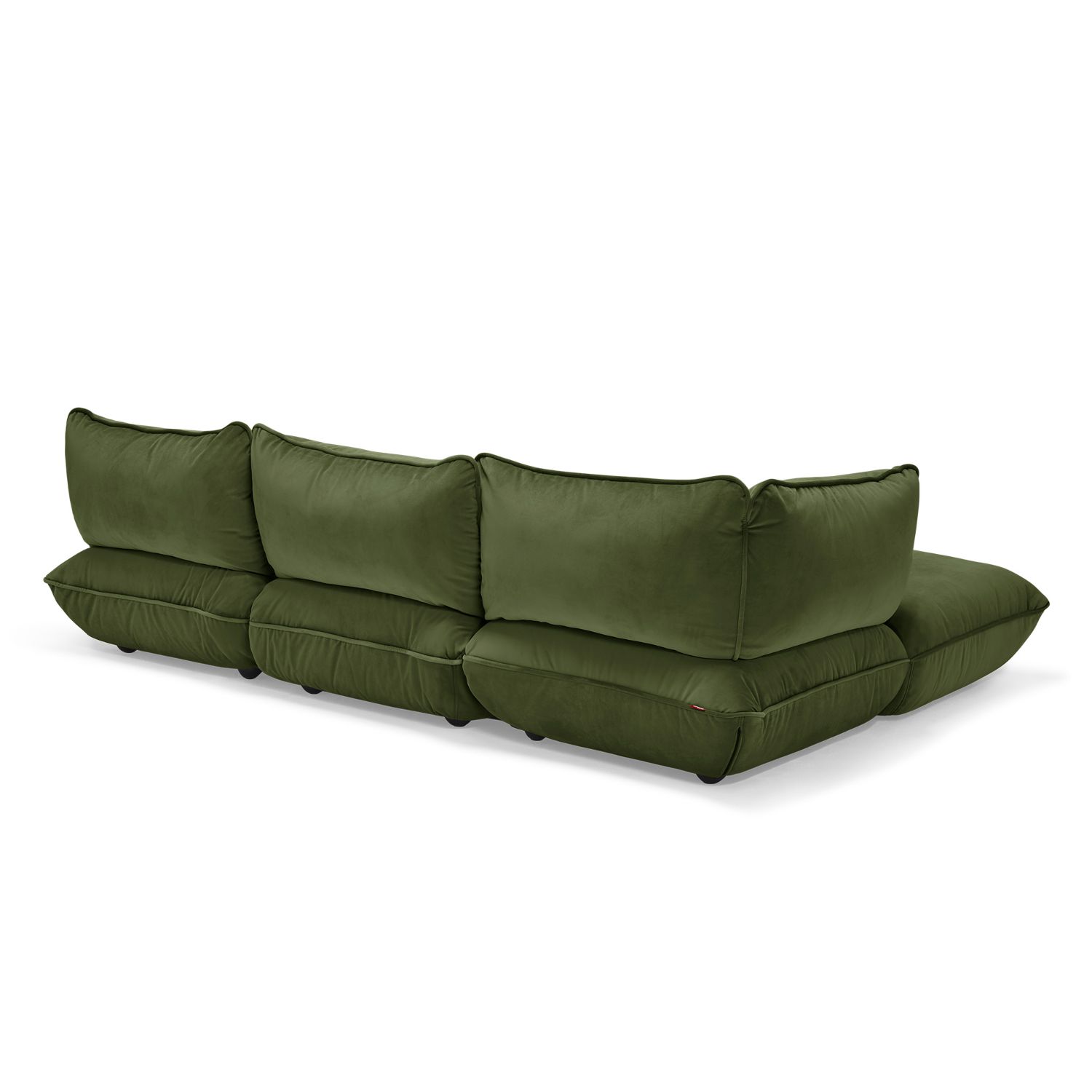 Fatboy - Sumo Ecksofa Set Velvet recycled deep green