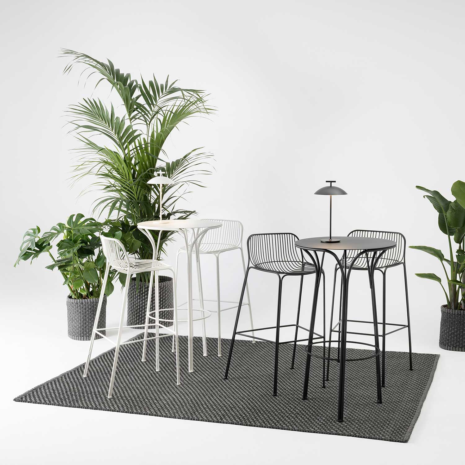 Kartell - Kleo Outdoor-Teppich 155x40 cm grau