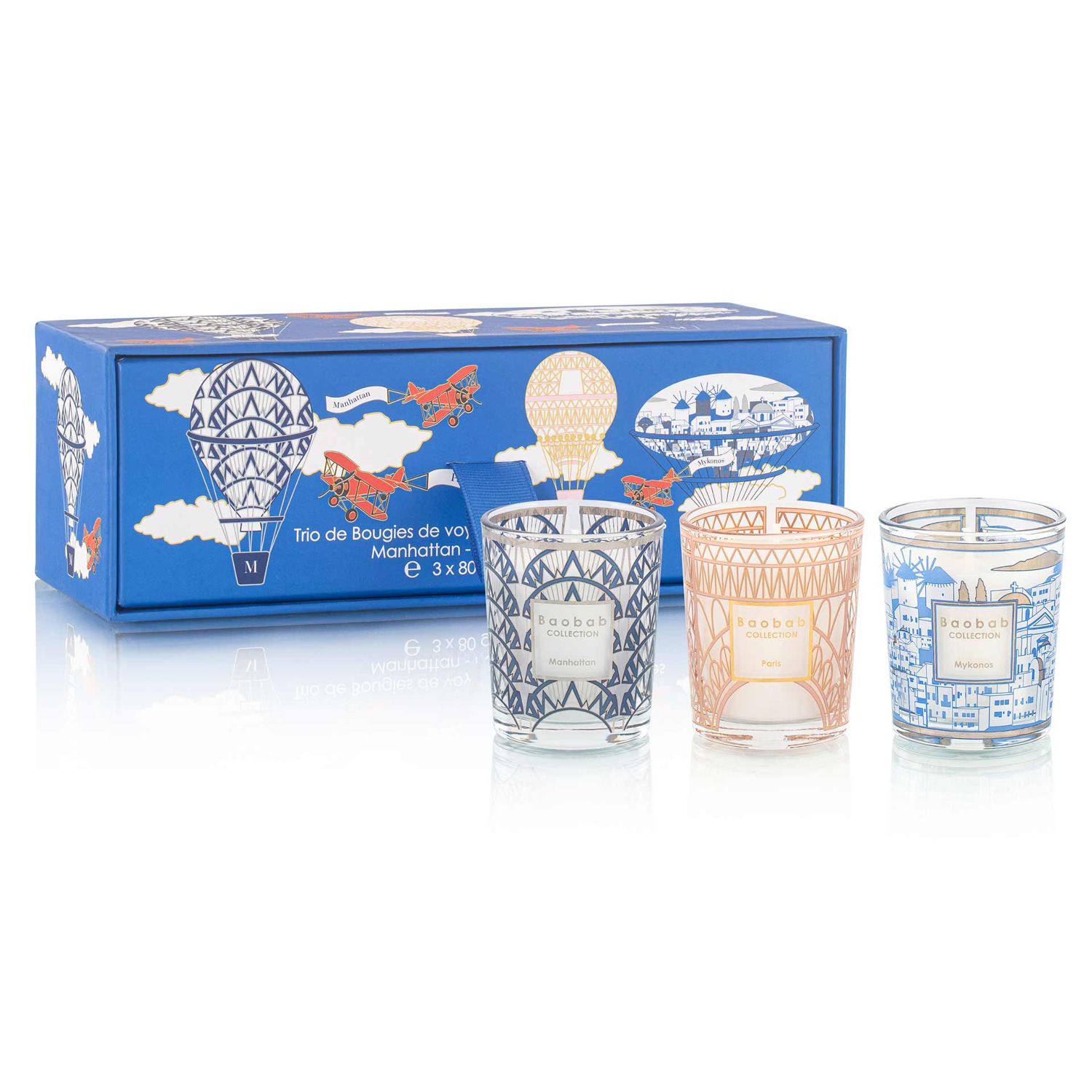 Baobab Collection - Trio Travel Duftkerzen MAN-PAR-MYK
