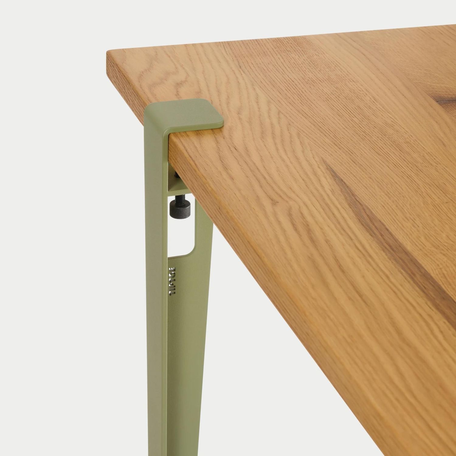 Tiptoe - Esstisch recyceltes Altholz 120 x 60 cm khakigrün