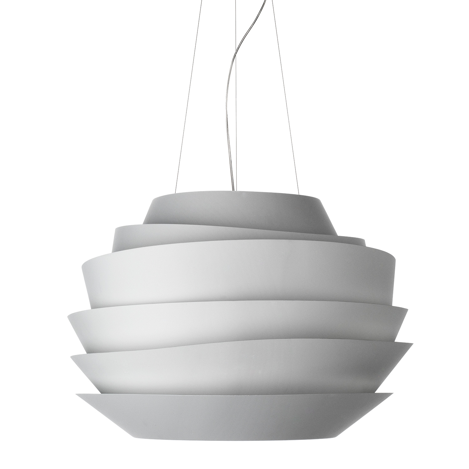 foscarini le soleil pendelleuchte weiss 63519