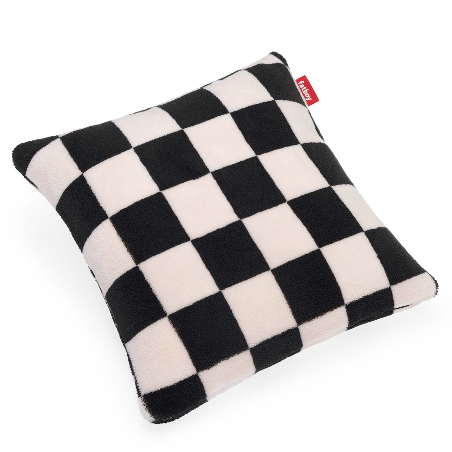 fatboy square pillow teddy chess black ecru 106222 96821