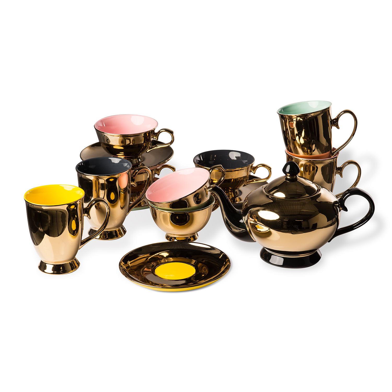 pols potten legacy teekanne gold tassen 99031