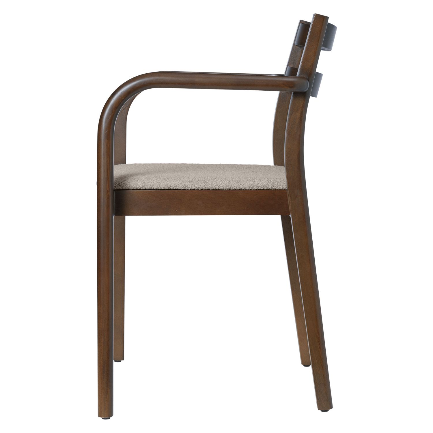 Ferm Living - Boda Stuhl dark stained beech / natural