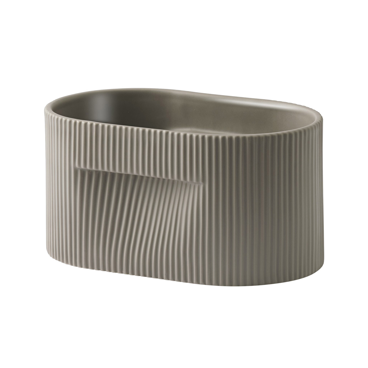 muuto Ridge Blumentopf taupe 13 cm 105339