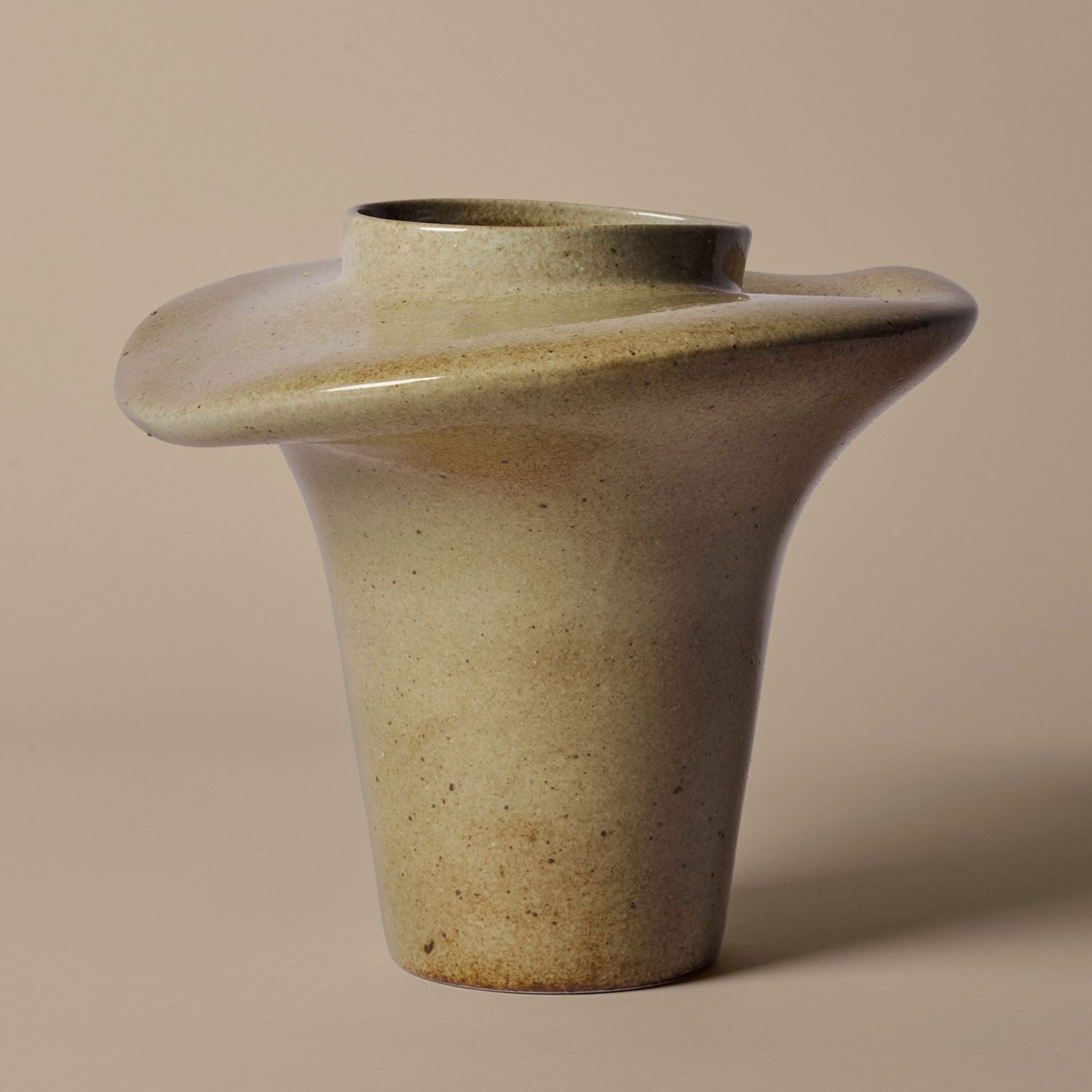 Ferm Living - Evio Vase H 35 cm elm green