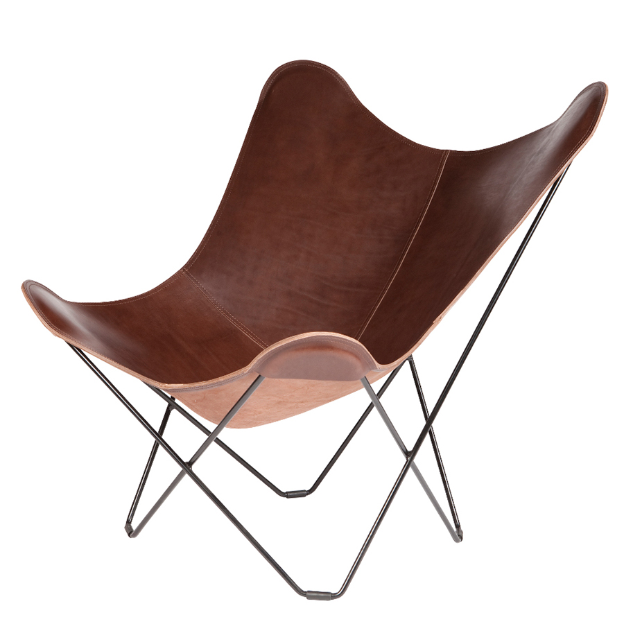 cuero design pampa mariposa chocolate schwarz 67867