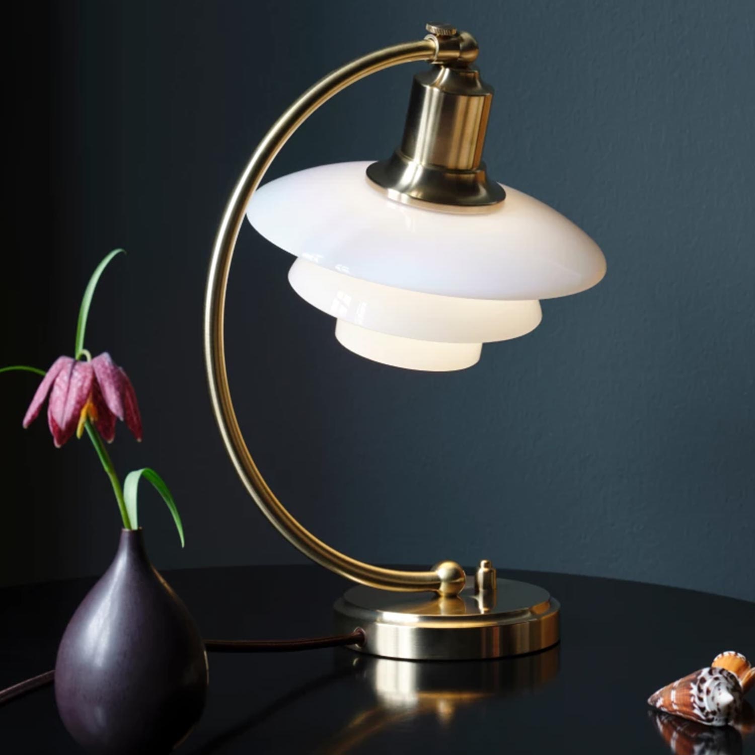 Louis Poulsen - PH 2/2 Luna Tischleuchte aged brass