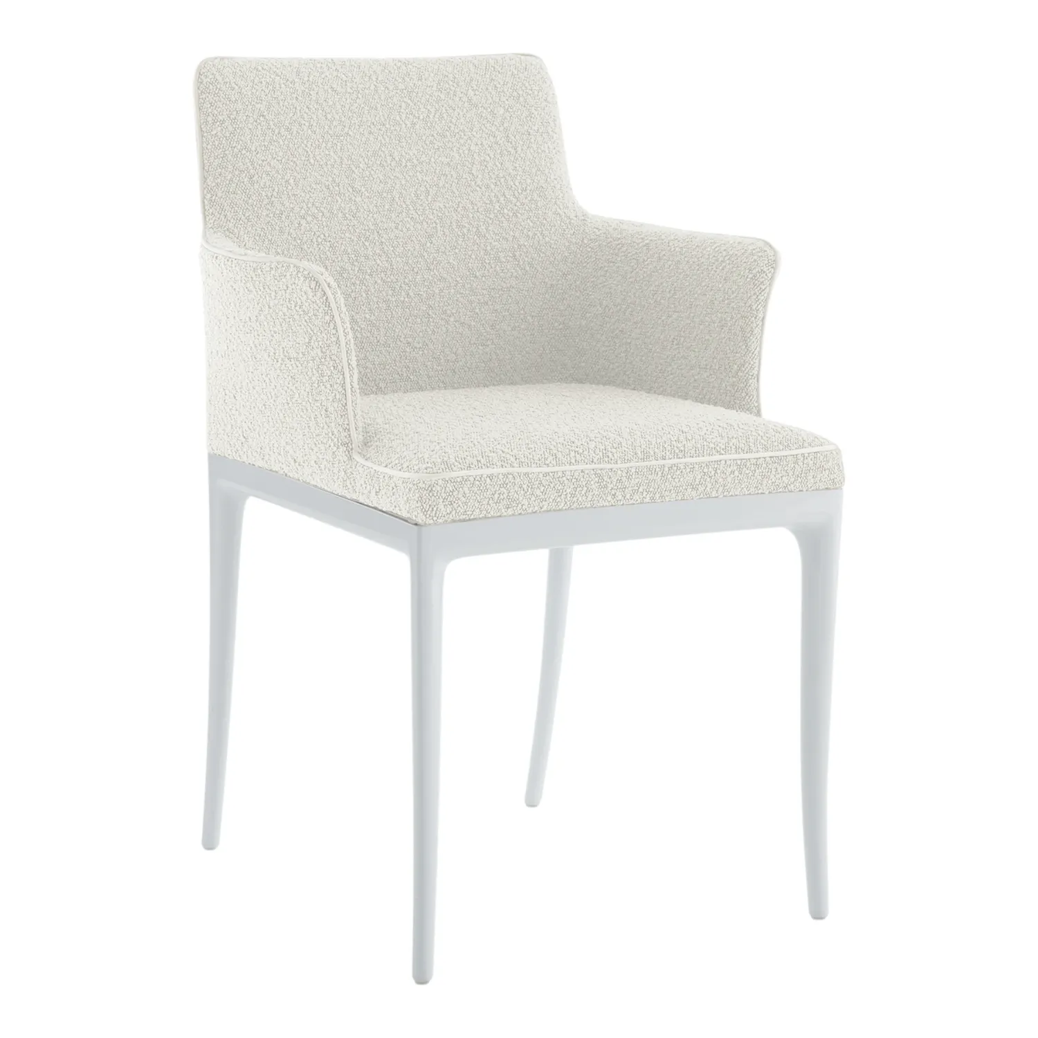 Kartell - Lillybet Kleiner Sessel Bouclè weiß/sand/ecru