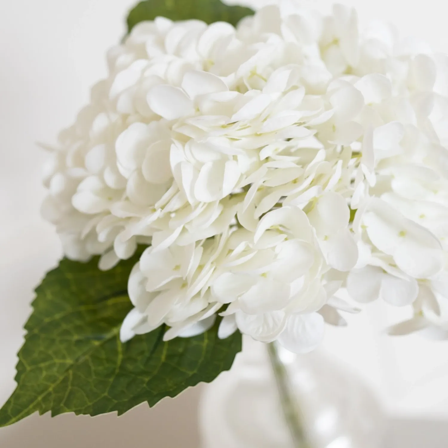 BLOOM OBJECTS - Hortensie Kunstblume weiß