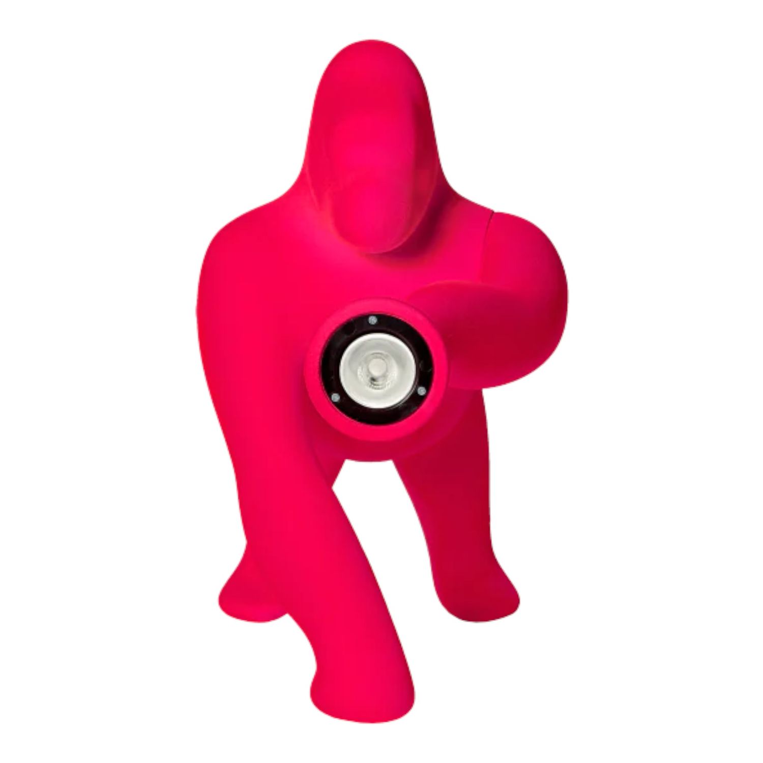 Qeeboo - Kong XS Velvet Finish Tischleuchte fuchsia