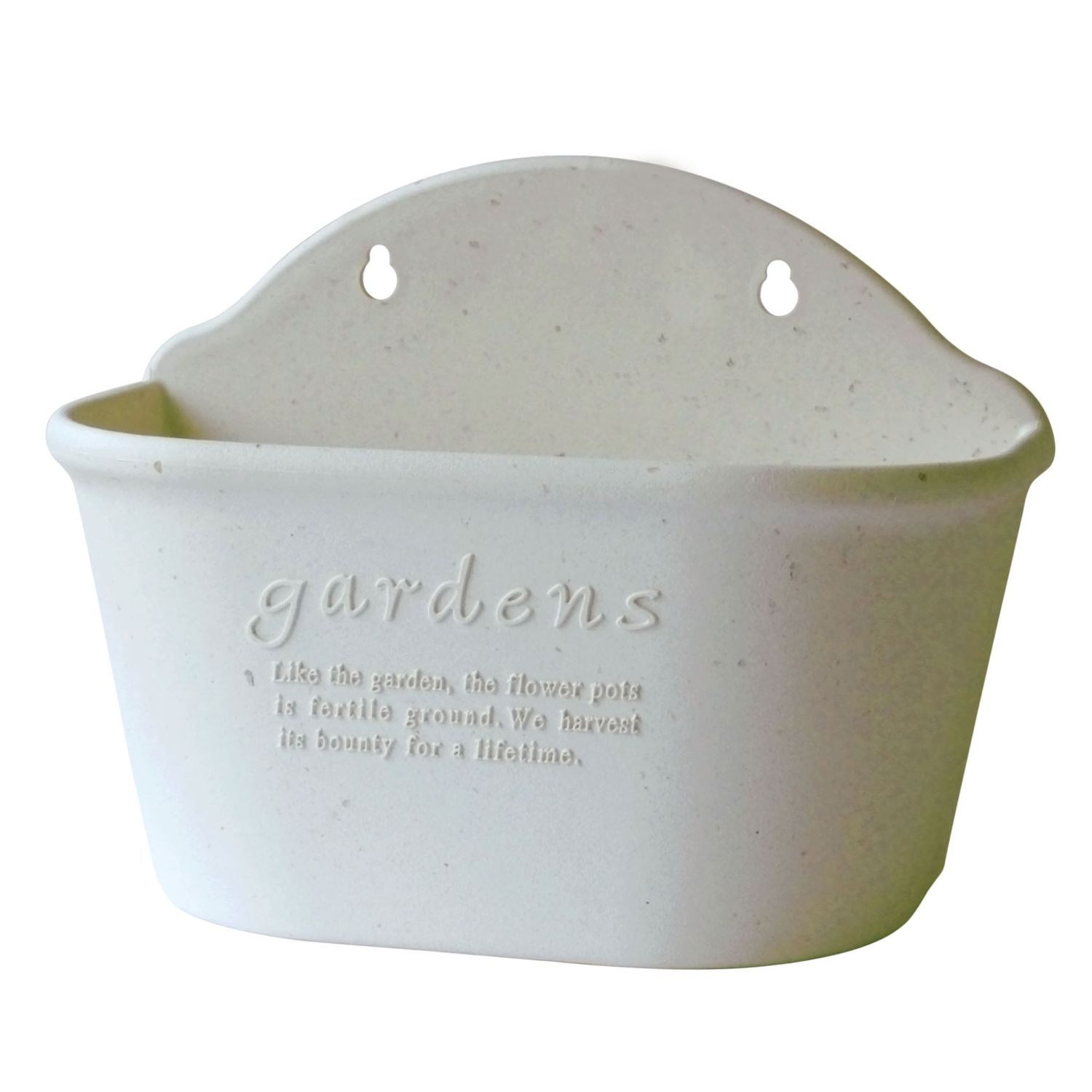 Hachiman - Eco Pot hängend Blumentopf #300 4 l weiss