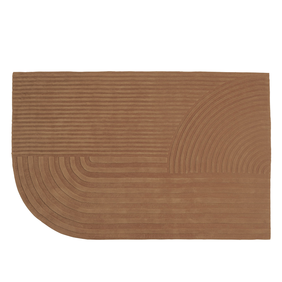 muuto relevo teppich burnt orange freisteller gross 84713