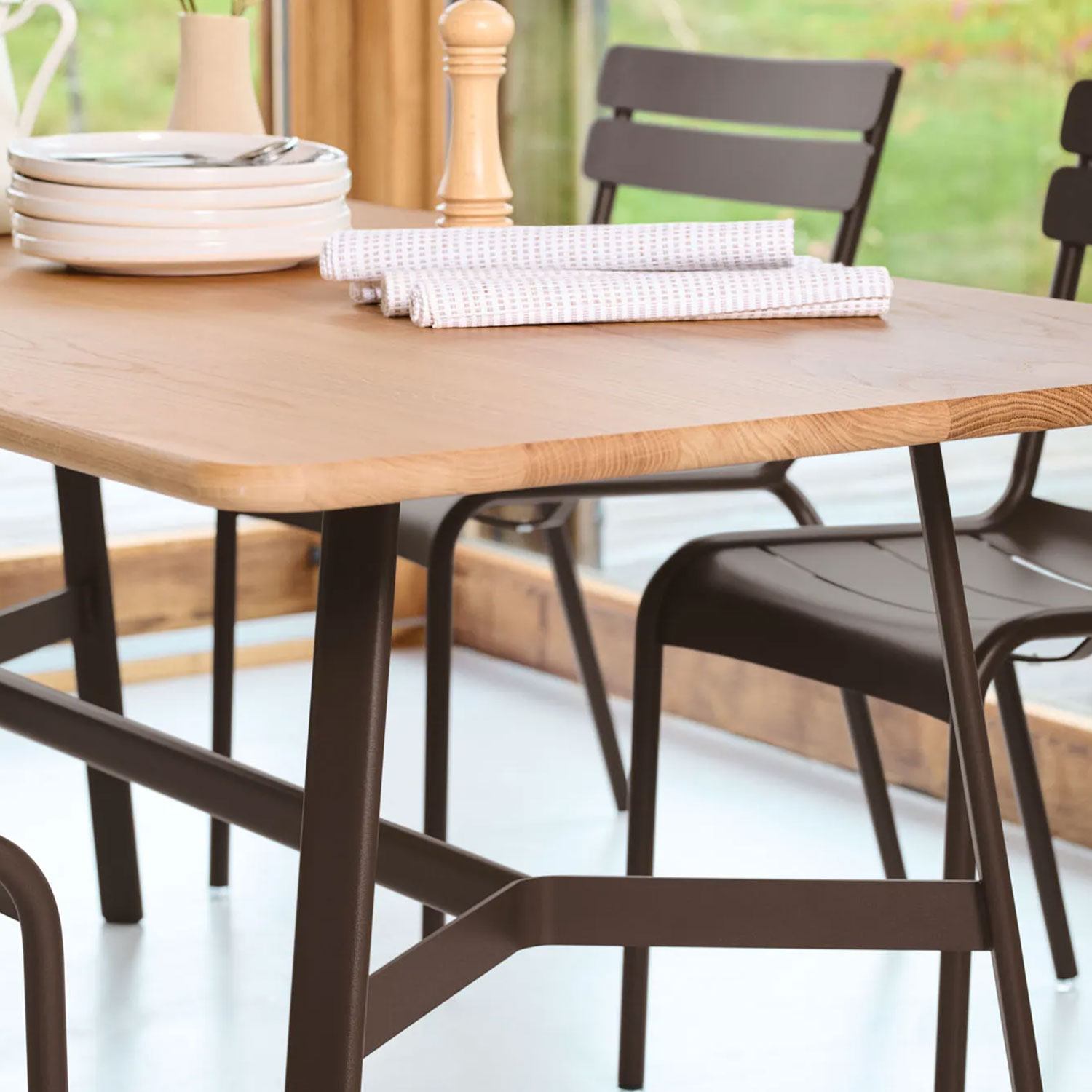 Fermob - So'O Tisch Eiche 180x90 cm kaktus