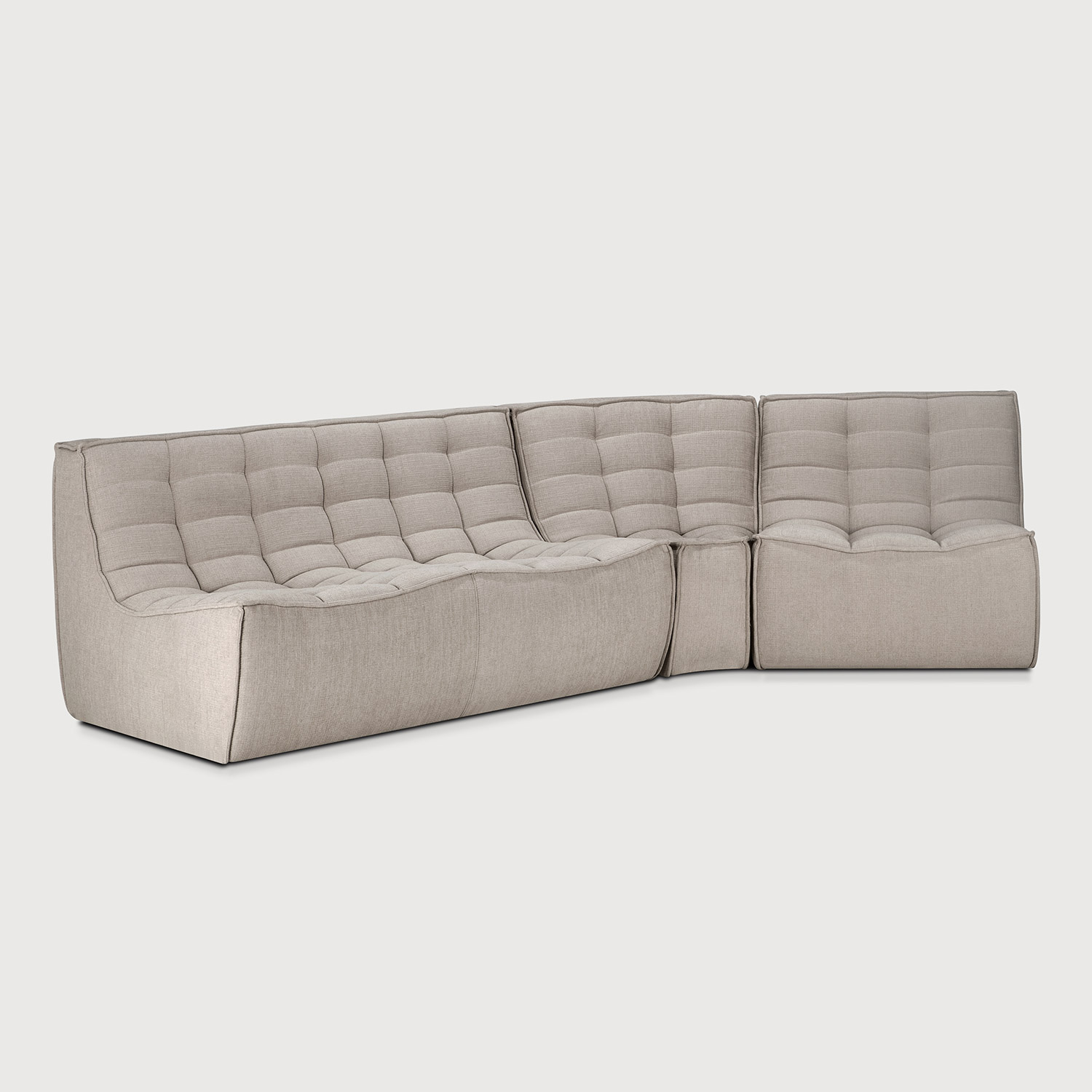 ethnicraft N701 sofa eco ecru kombination klein 103882