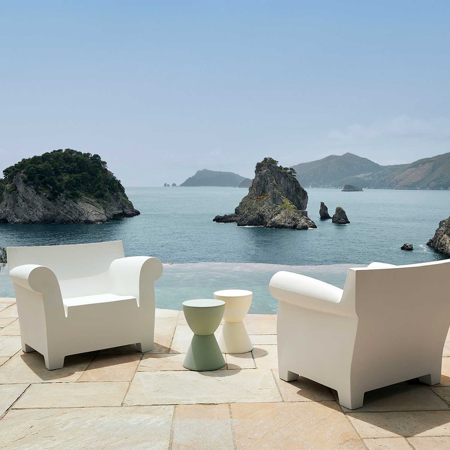 Kartell - Bubble Club Sessel hellgrau