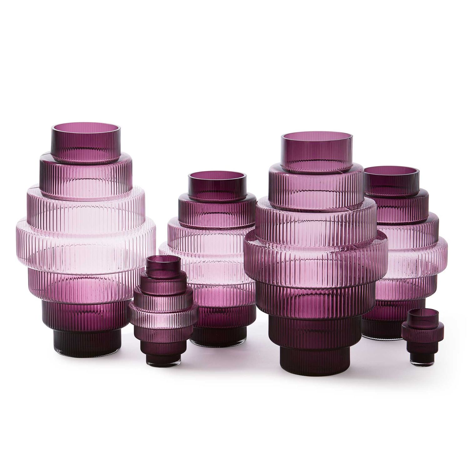 Pols Potten - Steps Vase dunkelgrau
