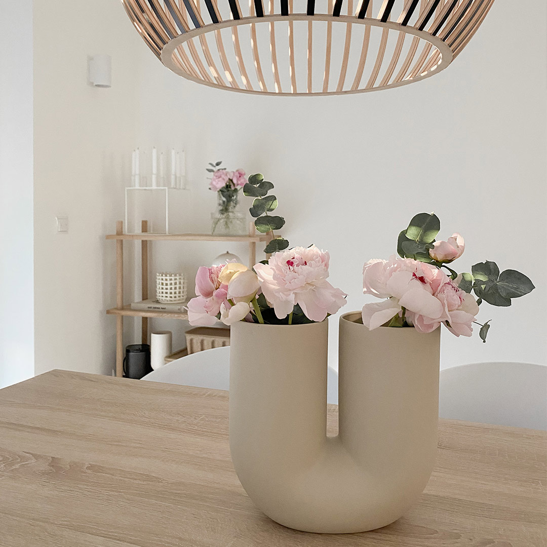 muuto kink vase blumenvase sand 71524
