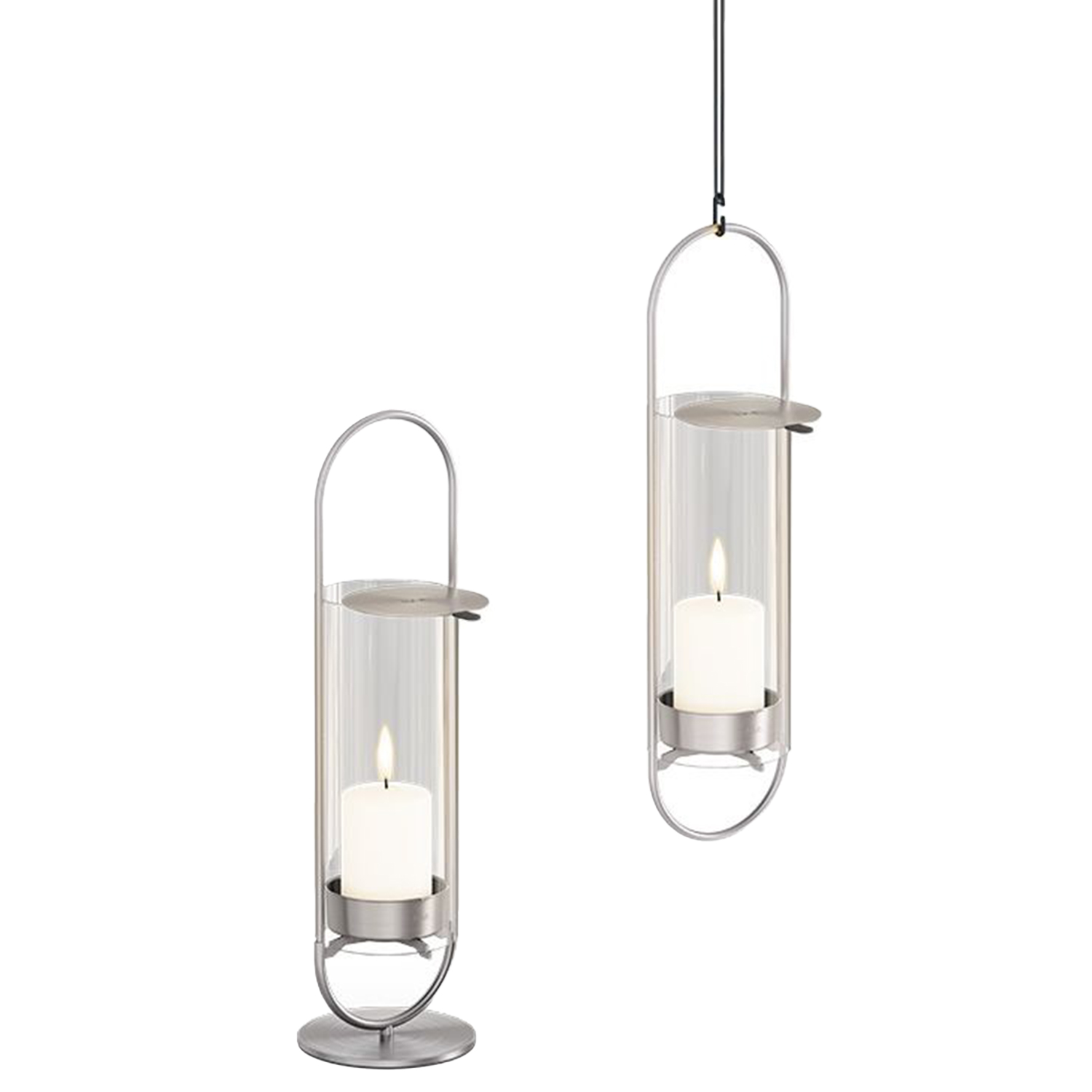 hoefats oval candle windlicht 35 stehend haengend 96018